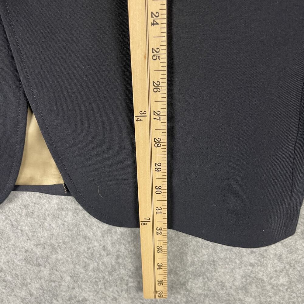 Vintage Bill Blass Blazer Sport Coat Men 40R Black Gold Button Classic Career - Picture 11 of 16